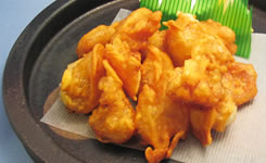とり皮のから揚げ